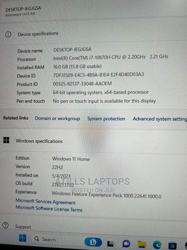 New Laptop Alienware M17x R2 16GB Intel Core I7 SSD 1T · Photo 7