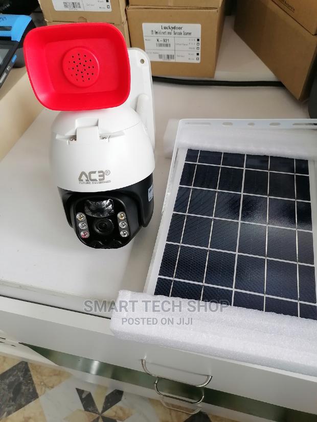 4MP PTZ Camera 4G or Wi-Fi Solar With Battery + Siren · Photo 6
