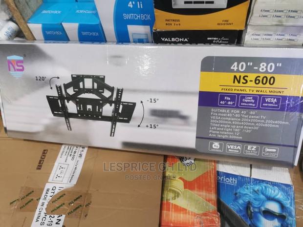Full Motion TV Wall Bracket Dual Arm Swivel · Photo 1