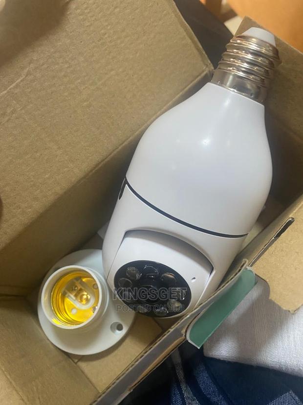 Cctv 360 Panorama Wifi Bulb Security Surveillance Camera · Photo 1