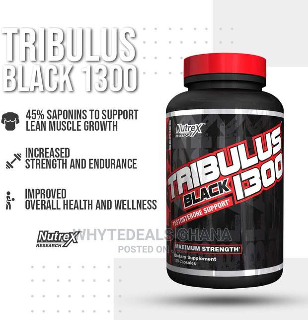 Nutrex Tribulus Black 1300 Testosterone, Sex Drive, Libido · Photo 2
