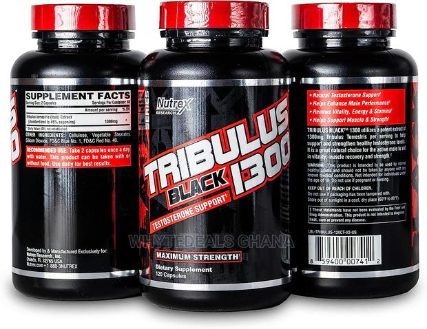 Nutrex Tribulus Black 1300 Testosterone, Sex Drive, Libido · Photo 3