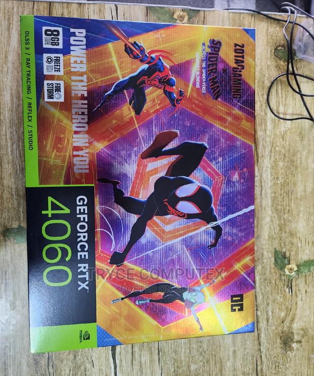 Geforce RTX 4060 8GB OC Spider-Man
Graphic Card · Photo 1
