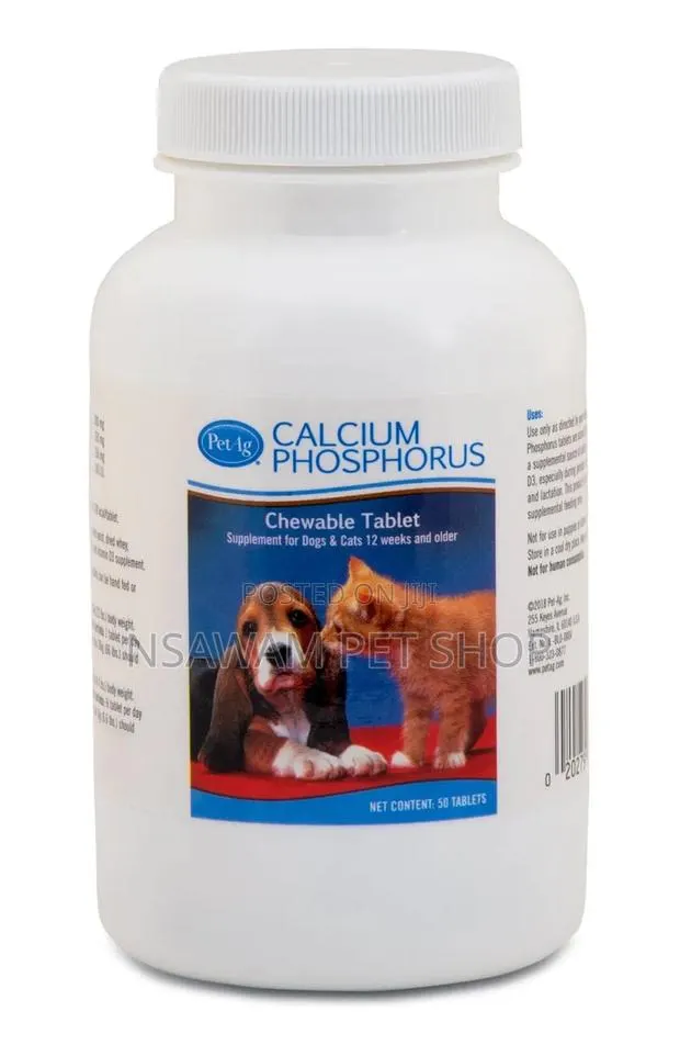 Calcium Phosphorus Tablets for Dogs Cats · Photo 1