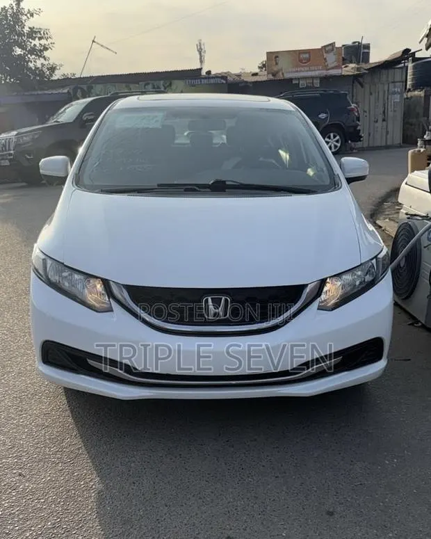 Honda Civic EX 4dr Sedan (1.8L 4cyl CVT) 2015 White · Photo 1