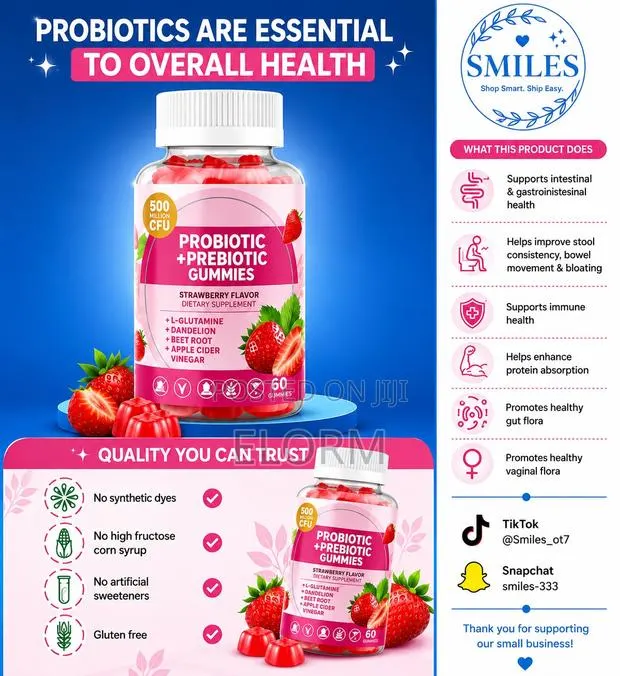 Probiotic +Prebiotic Gummies · Photo 1
