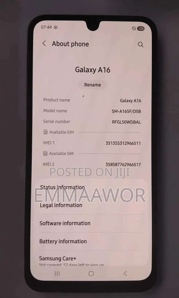 New Samsung Galaxy A16 128 GB Black · Photo 1