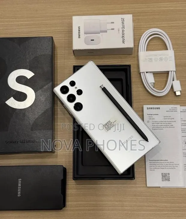New Samsung Galaxy S22 Ultra 128 GB White · Photo 1