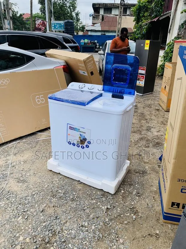 Affordable White Galaxy 13kg Semi-Automatic Twin Tub Washing Machine · Photo 1