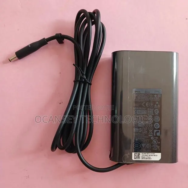 Original Dell Small Pin 65w Oval Adapter · Photo 1