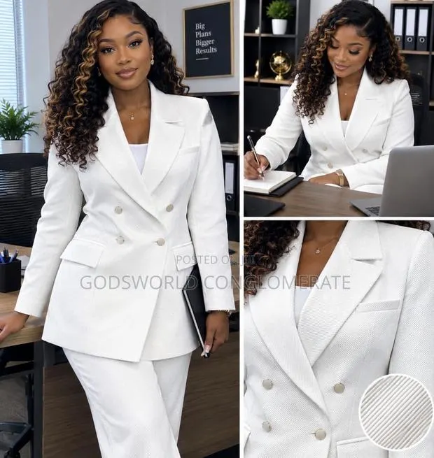 Executive White Ladies Suit · Photo 1