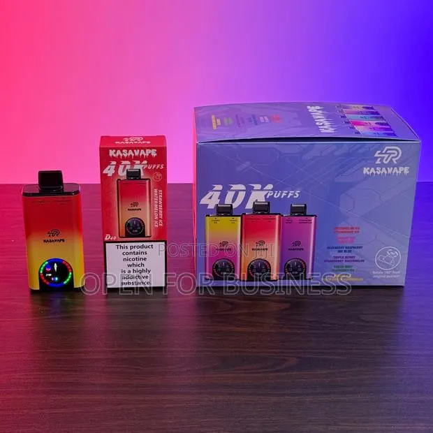 Kasavape 40,000 Puffs | Watermelon Ice Strawberry Ice | GHS 220 · Photo 1