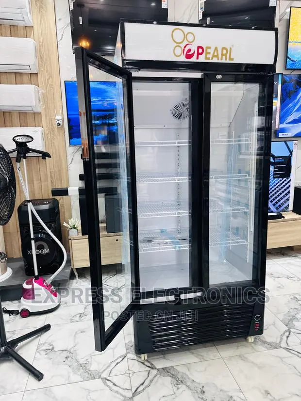 Display Fridge Pearl Double Door White PVC 622-2b · Photo 1
