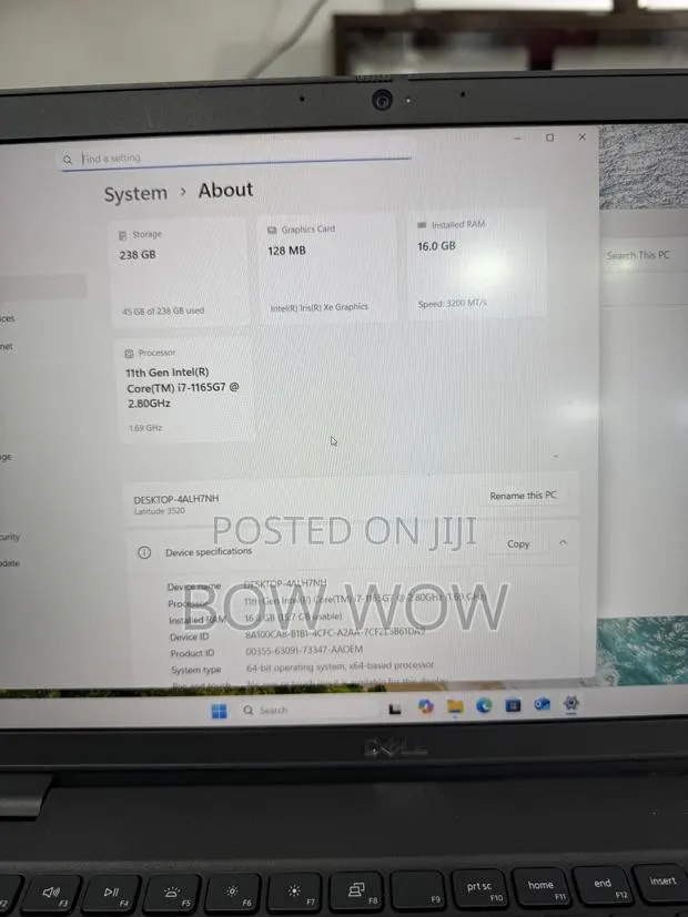 Laptop Dell Latitude 3520 16GB Intel Core i7 SSD 256GB · Photo 6
