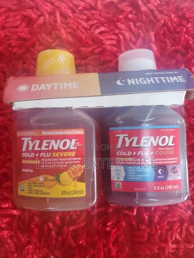 Tylenor Code+Flu Severe/Tylenol Cold+Flu+Cough 240ml · Photo 1