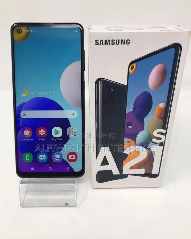 New Samsung Galaxy A21s 128 GB Black · Photo 1