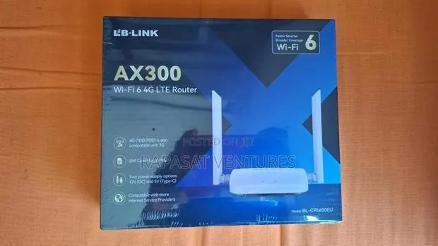 Lb-Link Ax300 Wi-Fi 6 4g Lte Router Bl-Cpe600eu · Photo 1