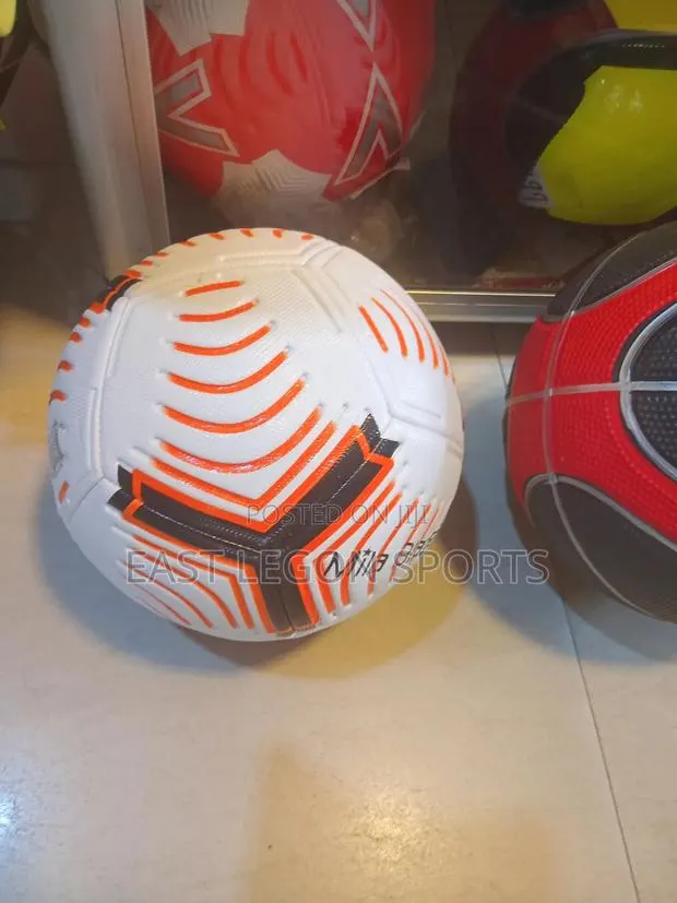Leather Football Size 5 Yellow Soccer Ball · Photo 1