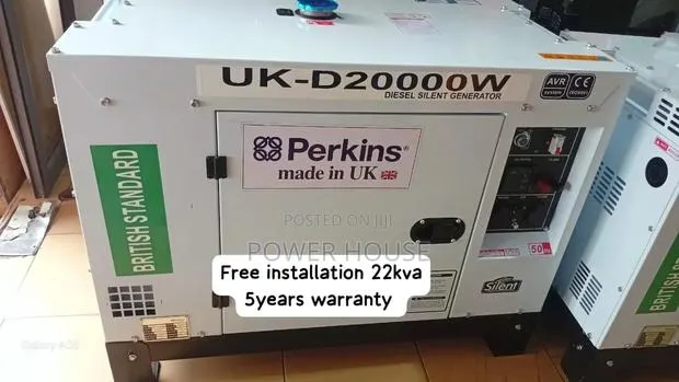 Super Silent Perkins 22kva Generator – High Efficiency, Now in Stock · Photo 1