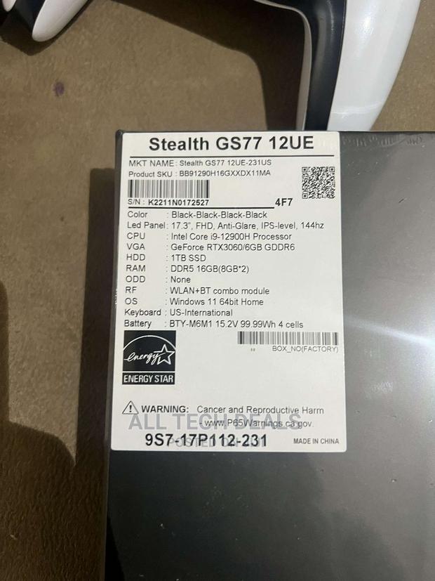 New Laptop MSI 16GB Intel Core I9 SSD 1T · Photo 2