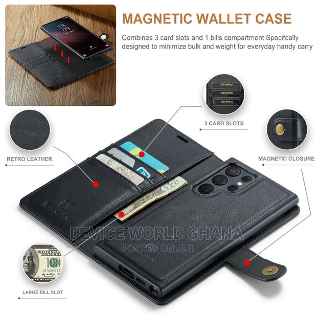 Dg 2in1 Detachable Leather Flip Case Samsung S26ultra S25ultra S24u 2 · Photo 2