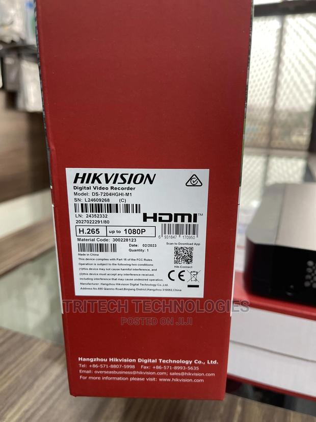 Hikvision 4ch DVR 2mp H.265 · Photo 3