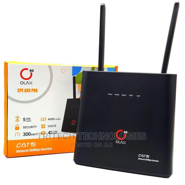 OLAX AX9 Pro High Quality Wireless 4g Wifi Router 300 MBPS · Photo 1