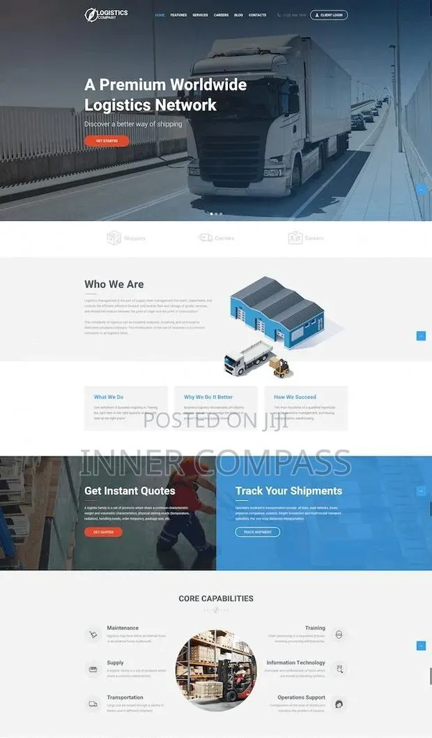 Build Courier or Logistic Website With Tracking in 24 Hours · Photo 1