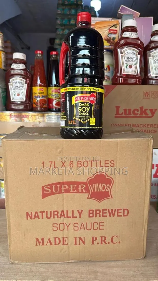 Super Vimos Dark Soy Sauce 1.7lx6 · Photo 1