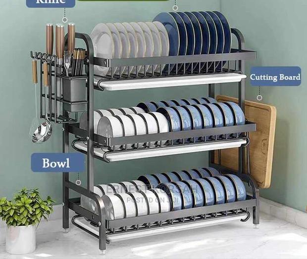 3 Layer Dish Rack · Photo 1