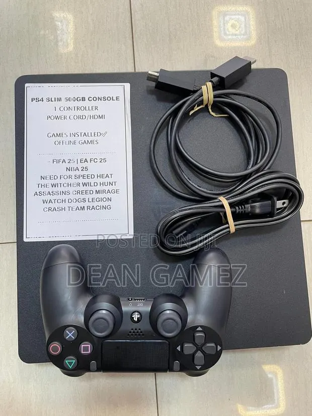 Ps4 Slim With Fc26, Gta5 and More Top Games