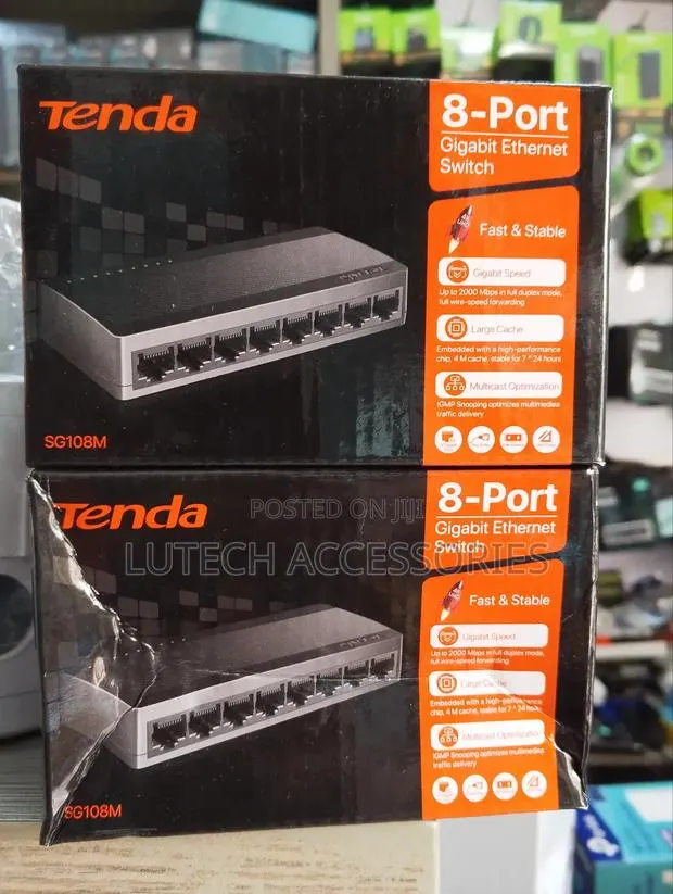 8port Gigabyte Switch Tenda · Photo 1