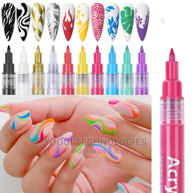16 Colors 3d Acrylic Nail Paint Pen · Photo 1