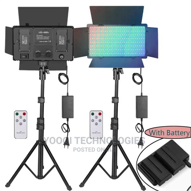 50w U800 RGB Light With Battery,Charger Stand · Photo 1
