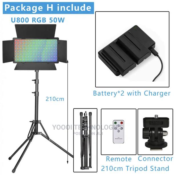 50w U800 RGB Light With Battery,Charger Stand · Photo 3