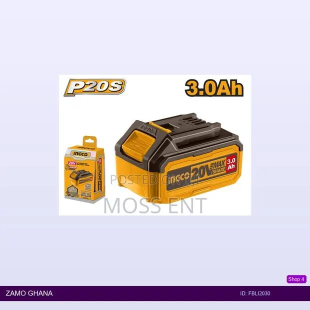 Battery 20v - Fbli2030 · Photo 1