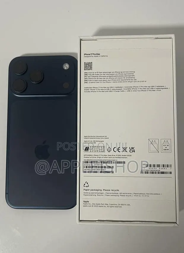 Apple iPhone 17 Pro Max 512 GB Blue · Photo 1