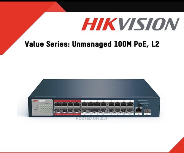 HIKVISION 24 Port Ethernet Unmanaged POE DS-3E0326P-E/M(B) · Photo 1