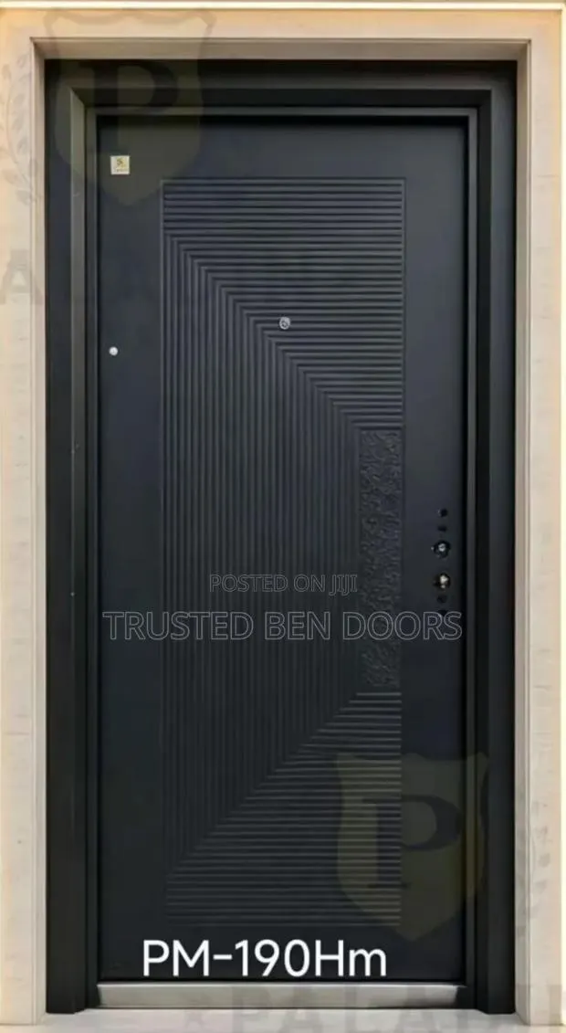 Latest Paladin Black Turkey Single Security Door for Homes and Offices · Photo 1