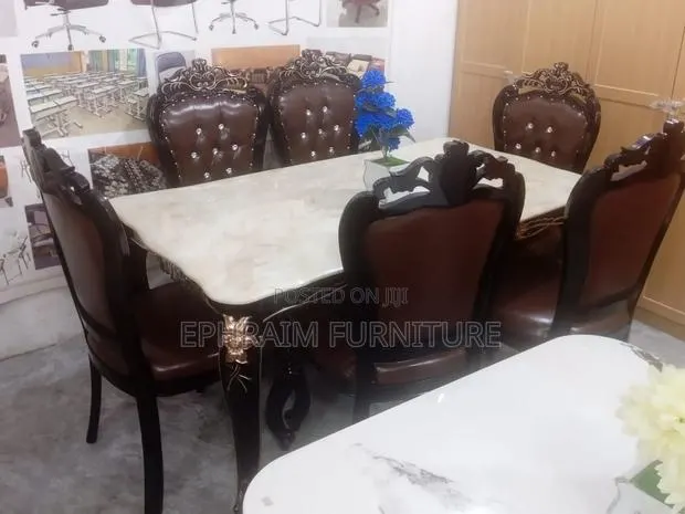 Heavy Marble 6 in 1 Dinning Table · Photo 1