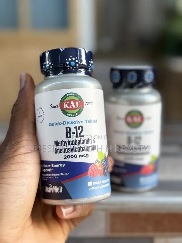 B-12 Methylcobalamin 1000 MCG Activmelt Instant Dissolve Tablets, 60s · Photo 1