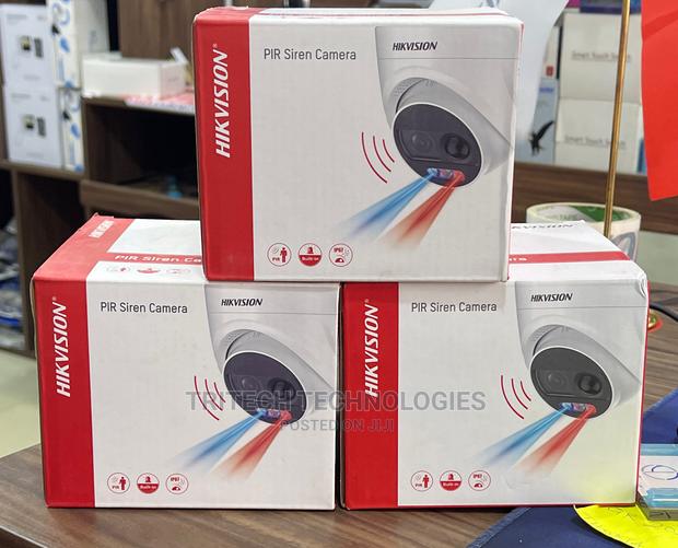 Hikvision Ds-2ce72dot-Pirxf 2mp Pir Siren Fixed Camera · Photo 1