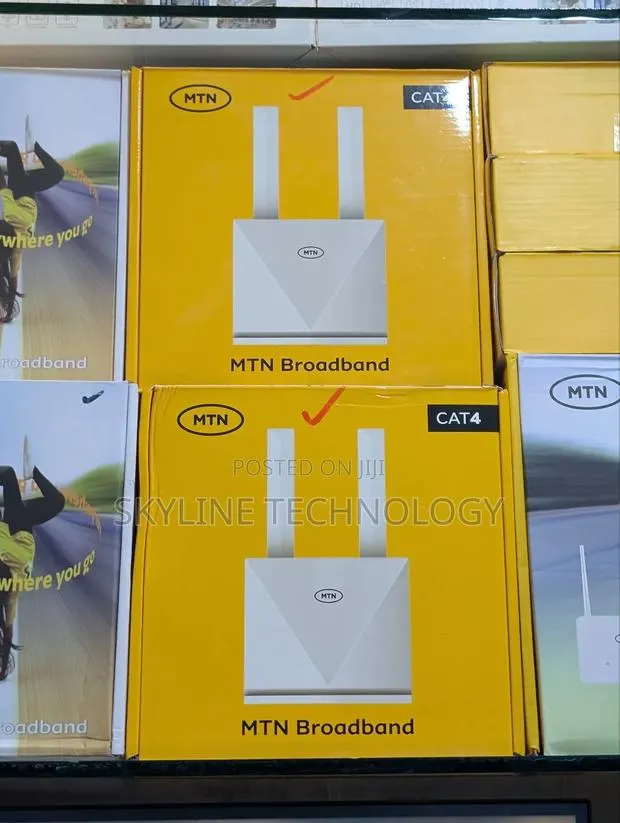 MTN Cat 4 Broadband Universal Router With Power Bank. · Photo 1