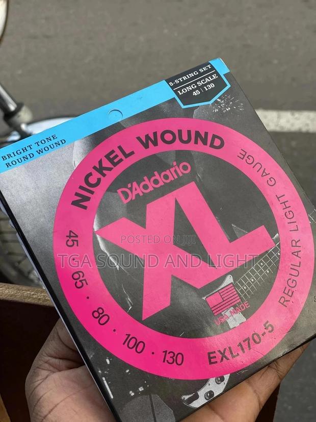 Nickel Wound Bass Guitar Strings (EXL170-5) · Photo 1