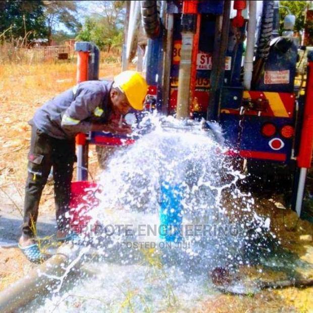 Water Borehole Drilling at Adobewura · Photo 1