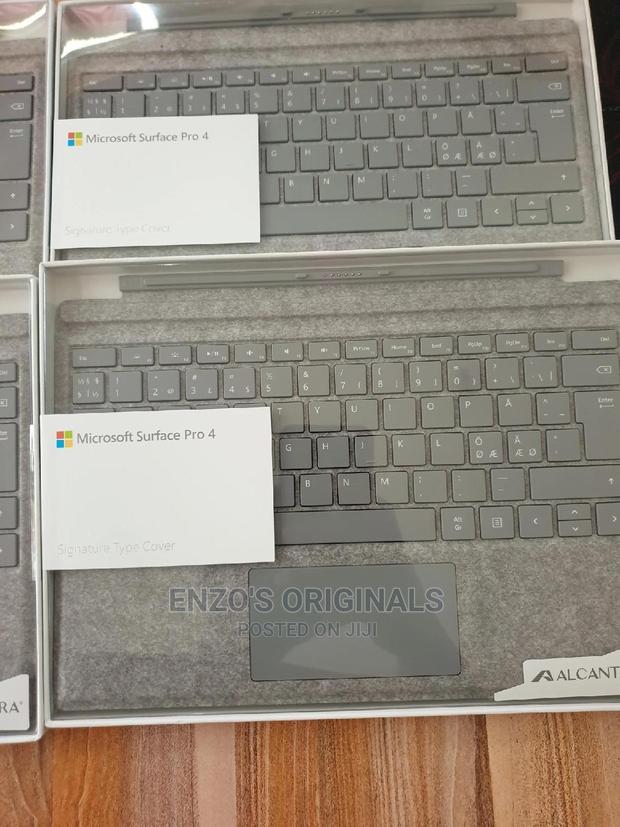 Microsoft Surface Pro 3 to Pro 7 Keyboard Gray Alcantara New Sealed · Photo 1