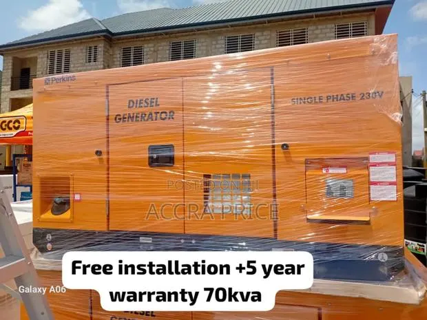 Fuel Fusion Perkins 70kva Diesel Generator 60kw Easy Start · Photo 1