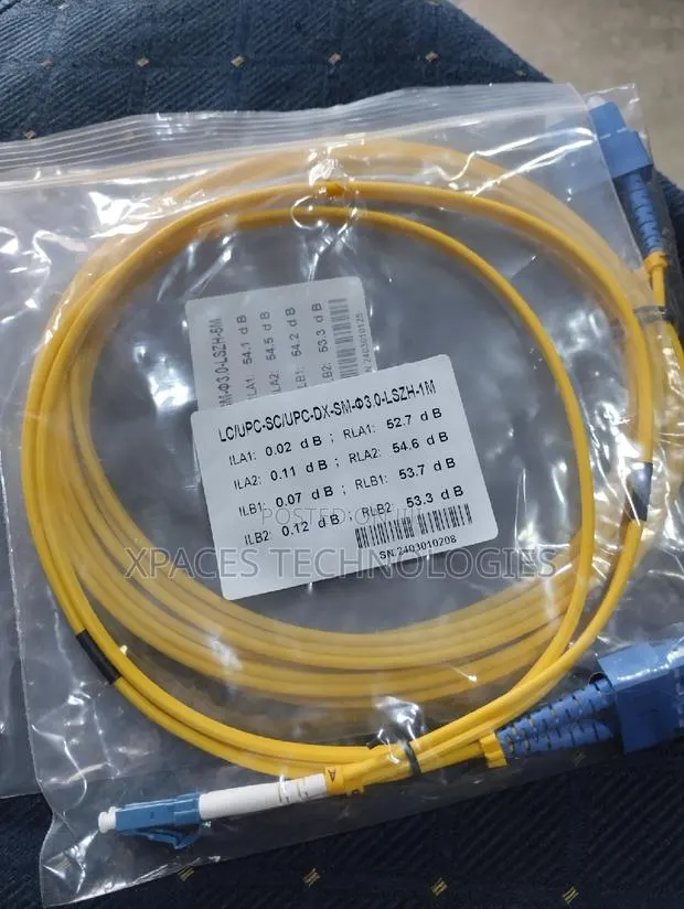 Singlemode LC-SC Fiber Optic Patch Cord 1M · Photo 1