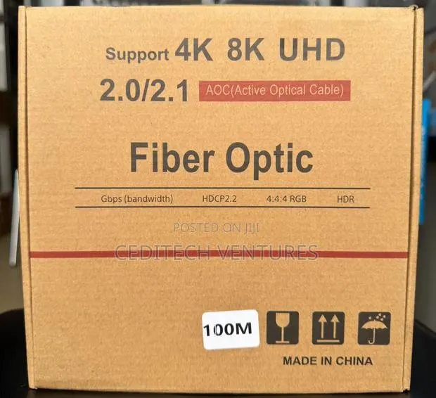 HDMI Cable Fibre 100m · Photo 1