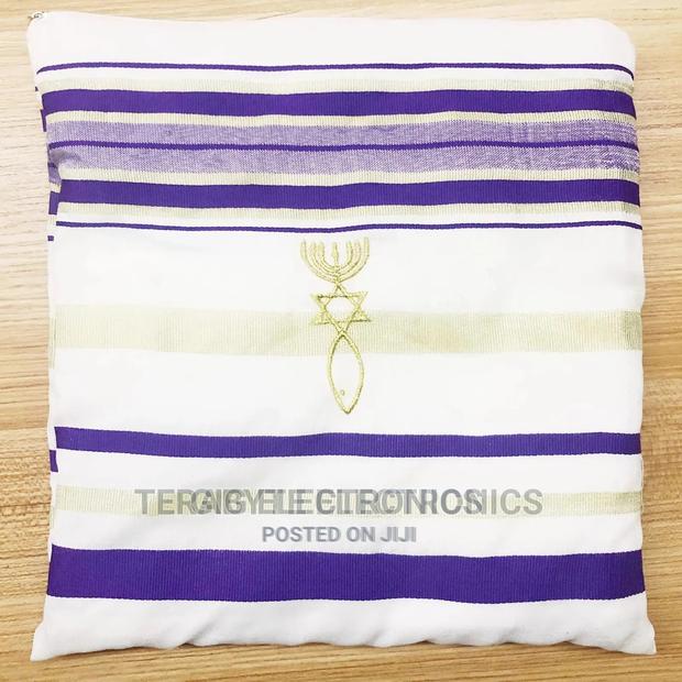 Prayer Shawl Tallit 55x180cm Medium Size - Purple · Photo 2